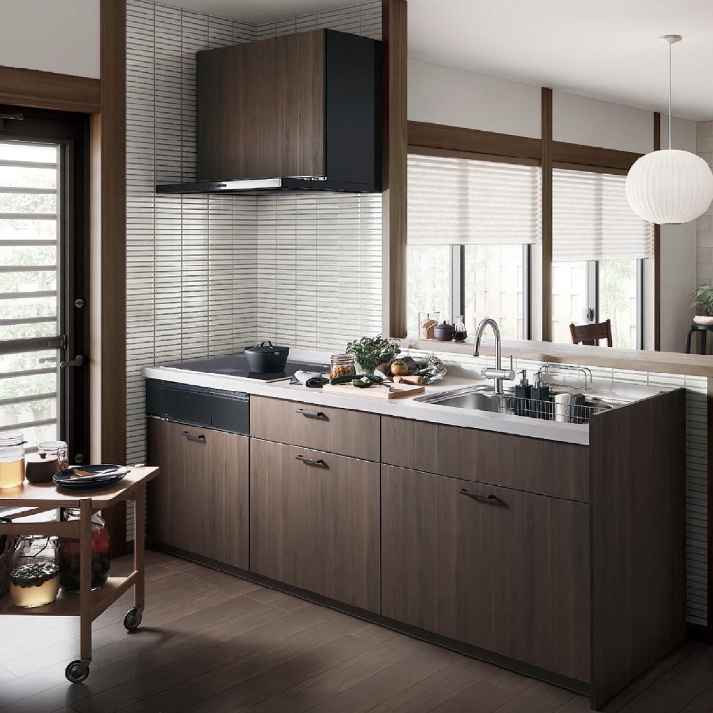 LIXIL シエラ システムキッチンの施工写真
