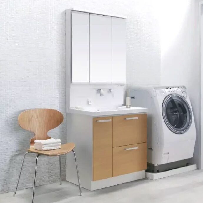 TOTO サクア 洗面台の施工写真