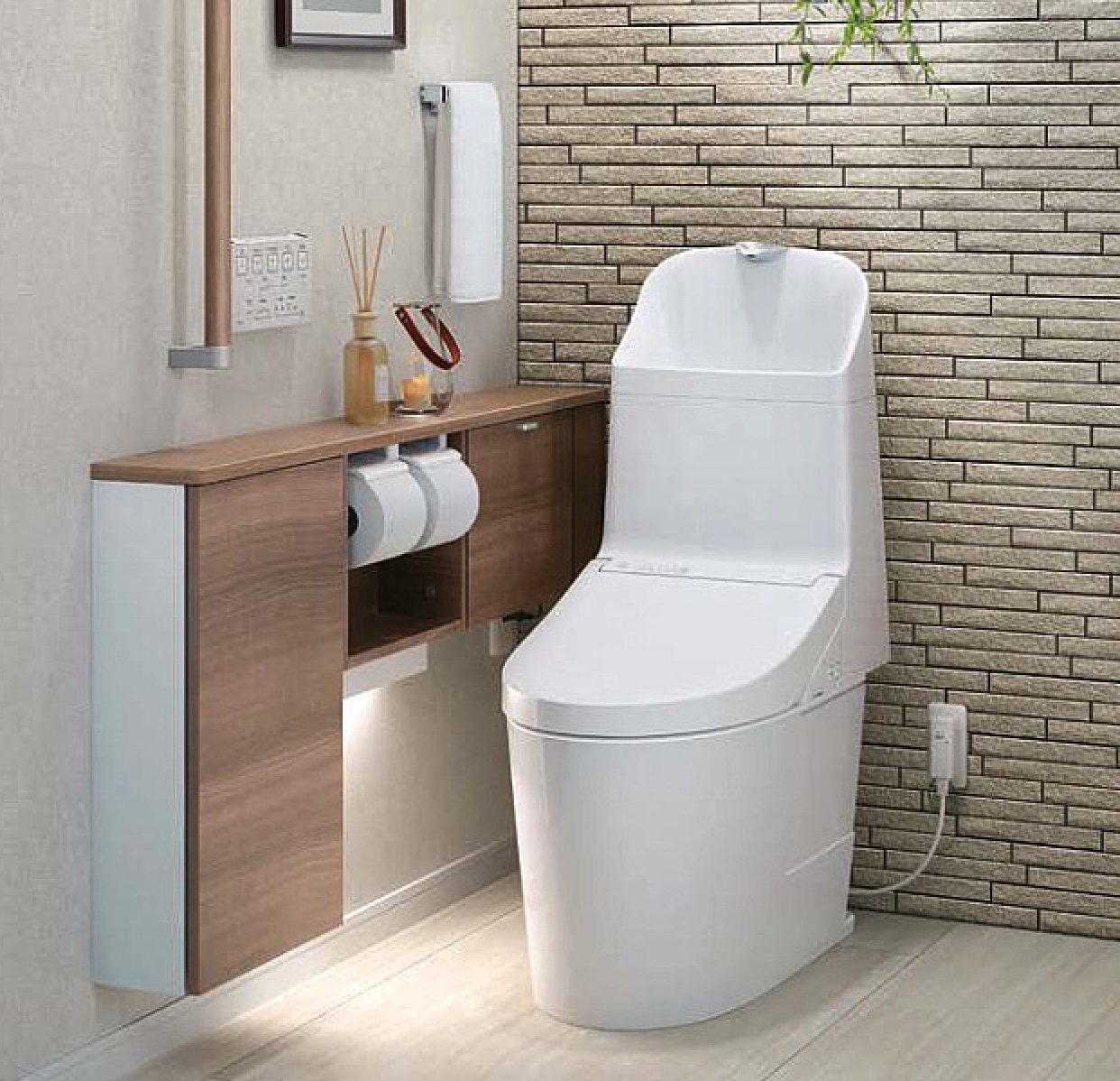 一体型トイレの施工写真