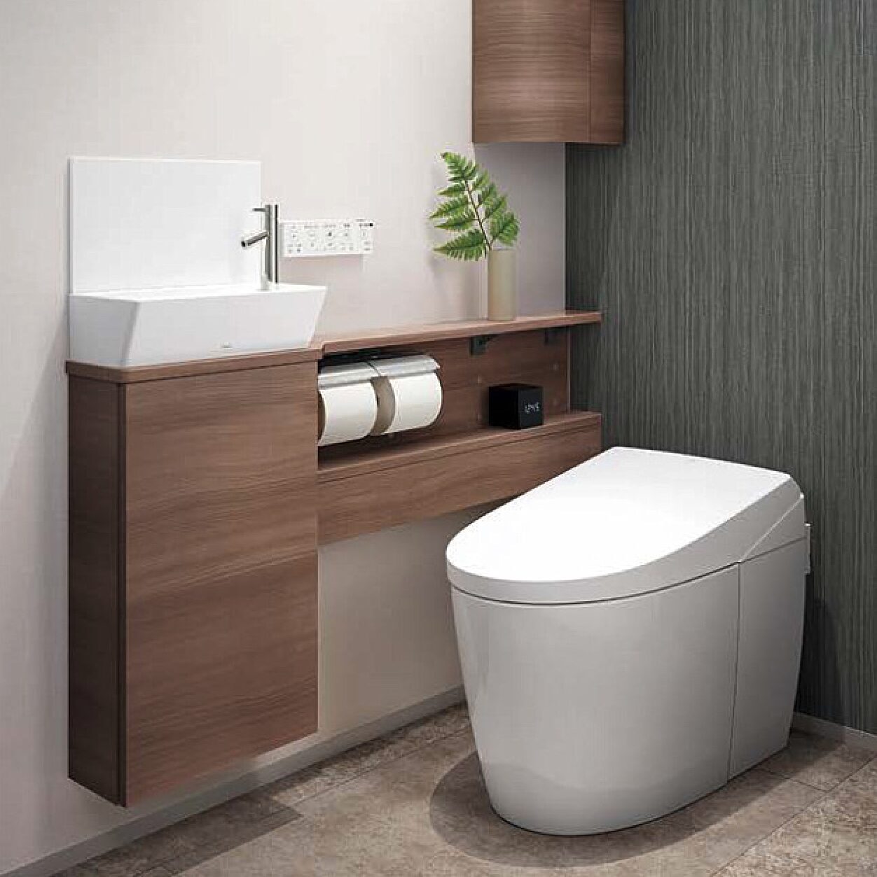 TOTO ネオレスト トイレの施工写真
