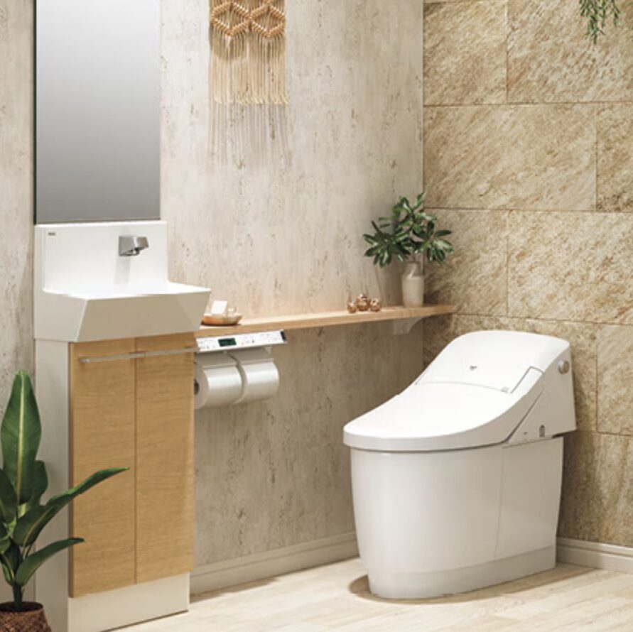 LIXIL プレアス トイレの施工写真