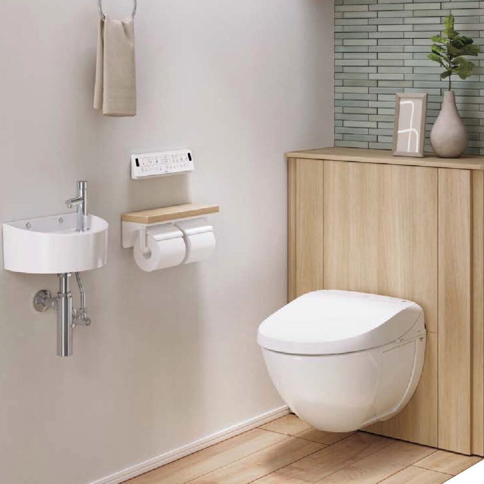LIXIL フロートトイレの施工写真