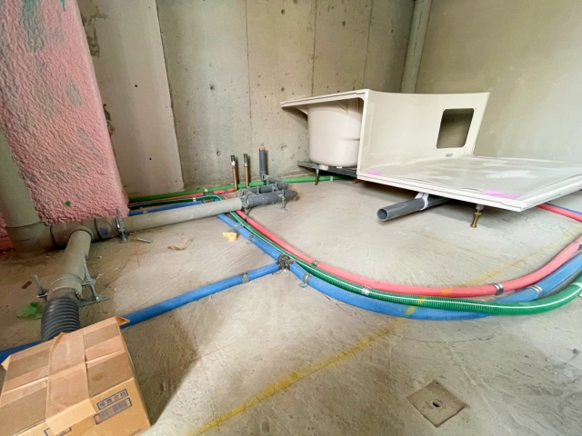 給排水設備の配管改修の写真