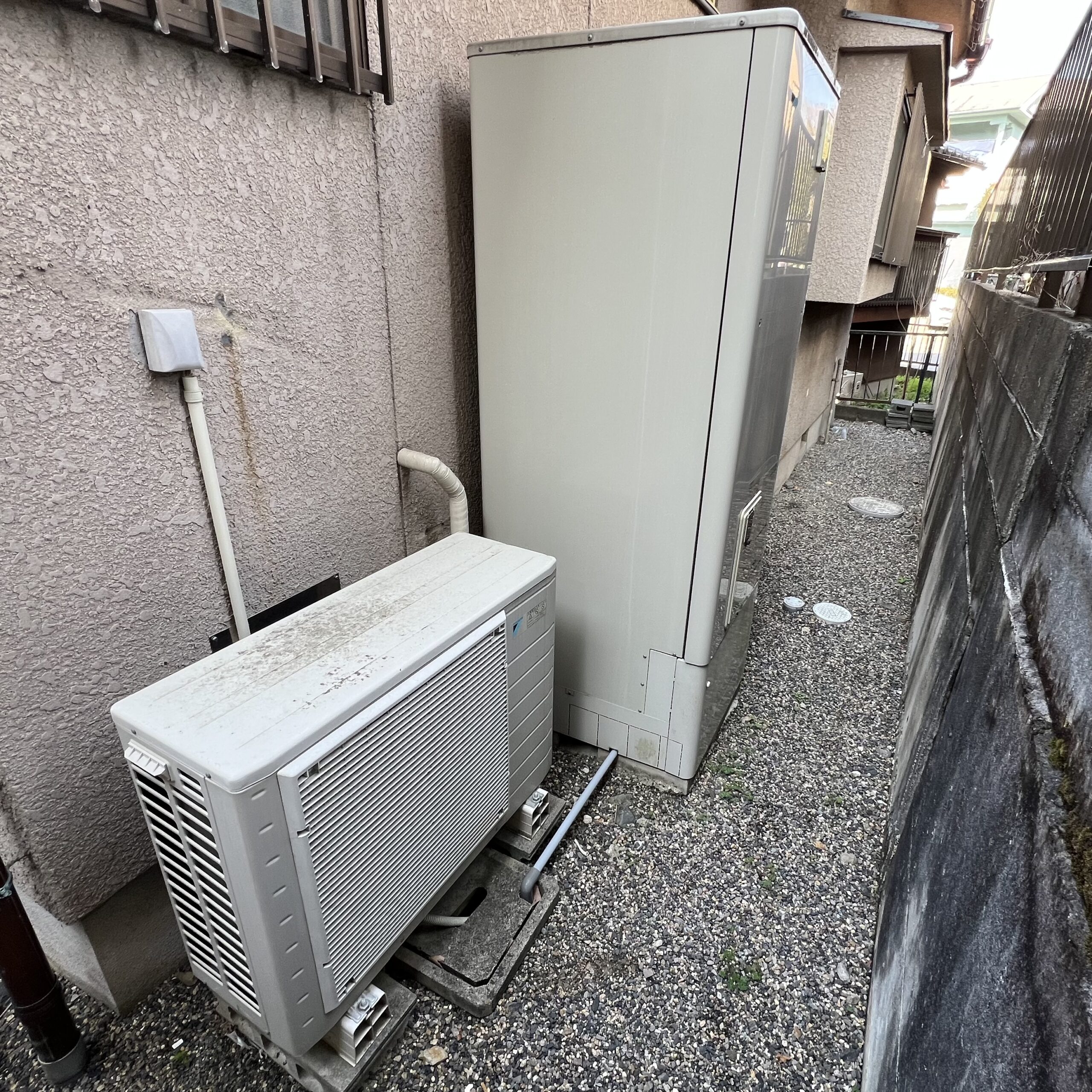 エコキュート施工前写真