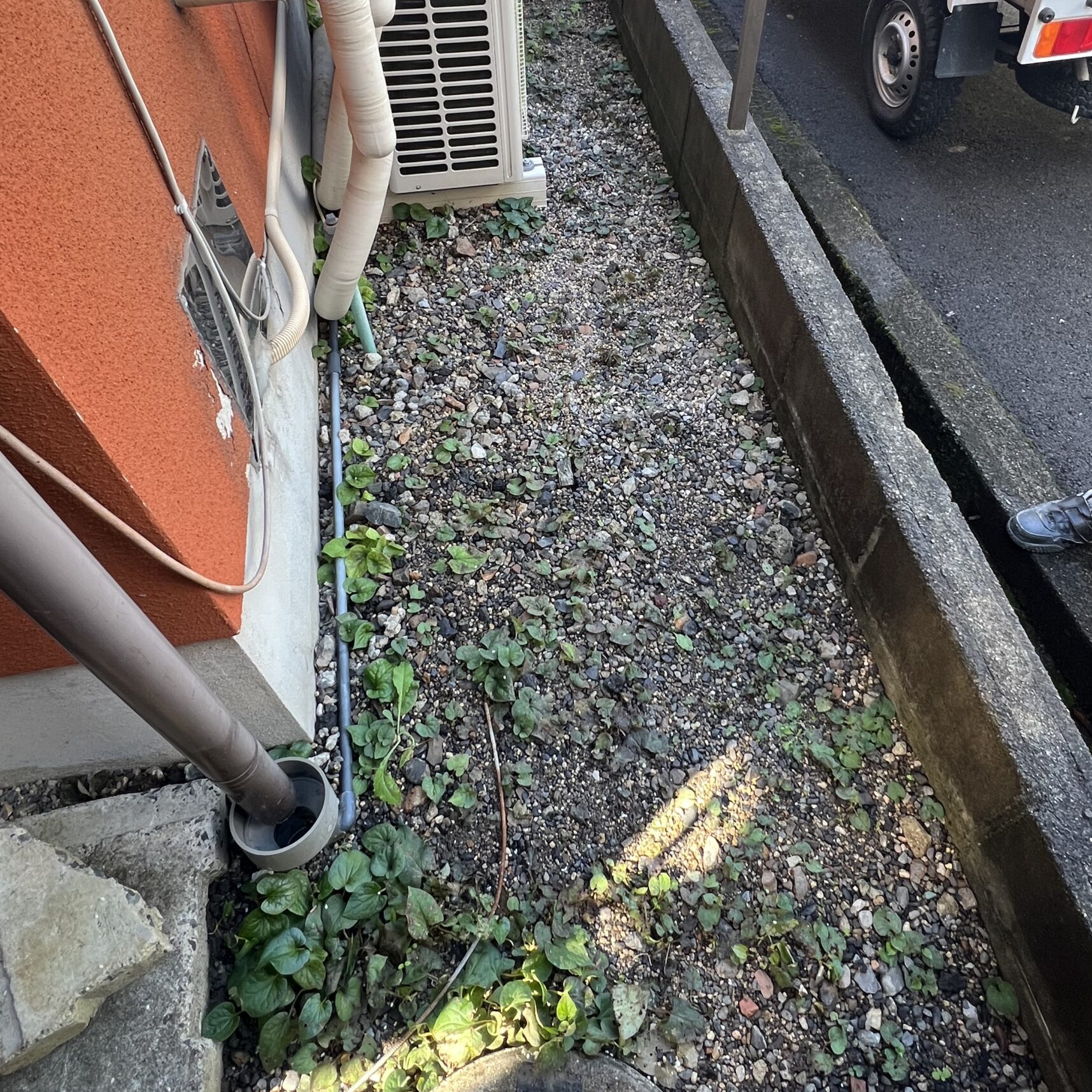 下水道工事施工前2