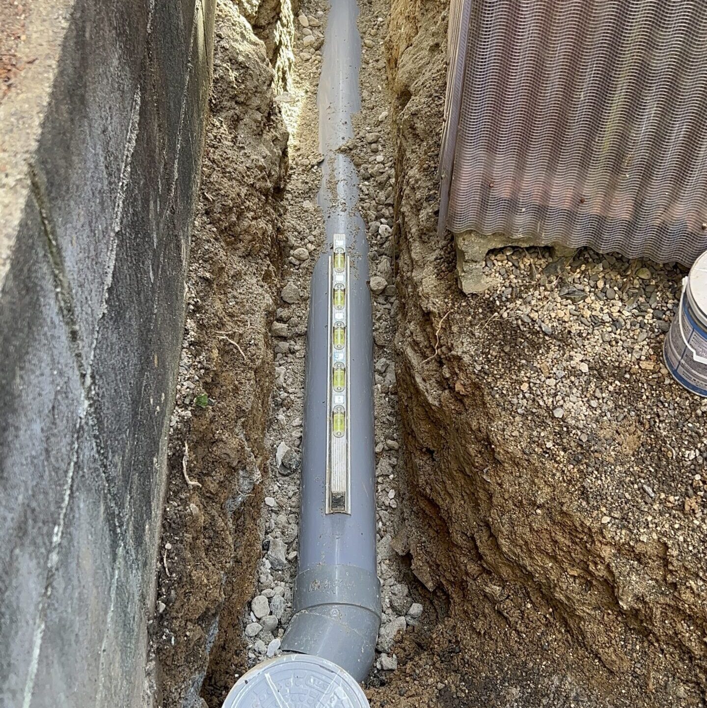 下水道工事施工中2