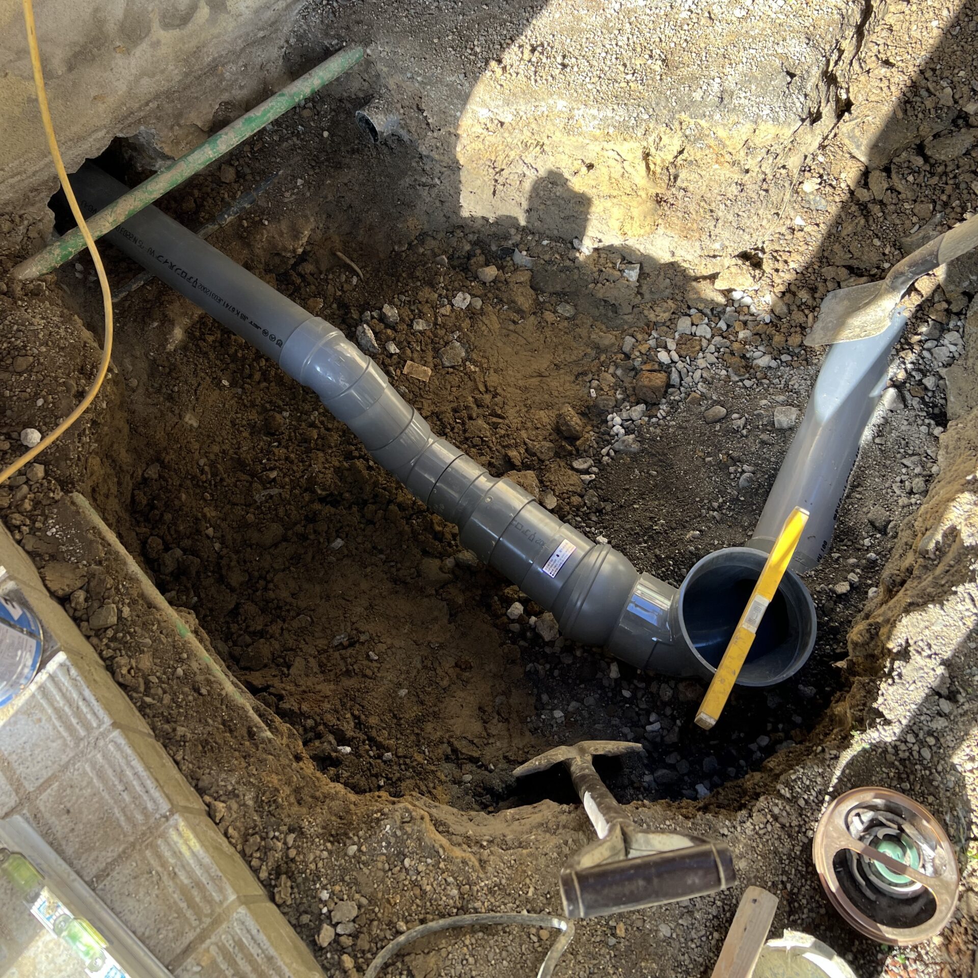 下水道工事施工中3