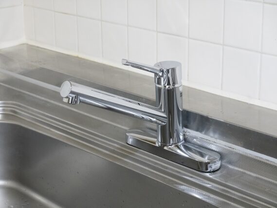 台付水栓の施工写真