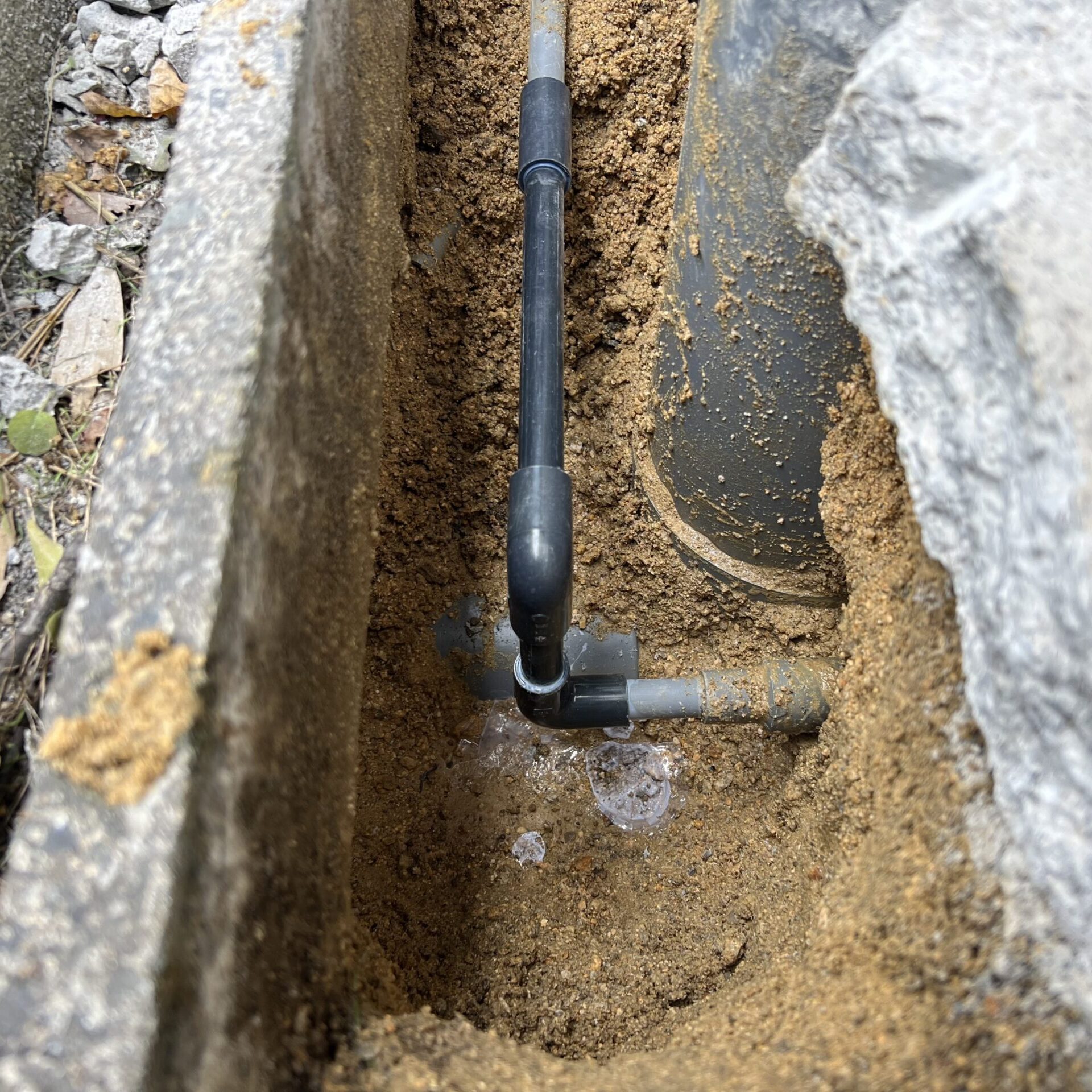 漏水修理後の写真