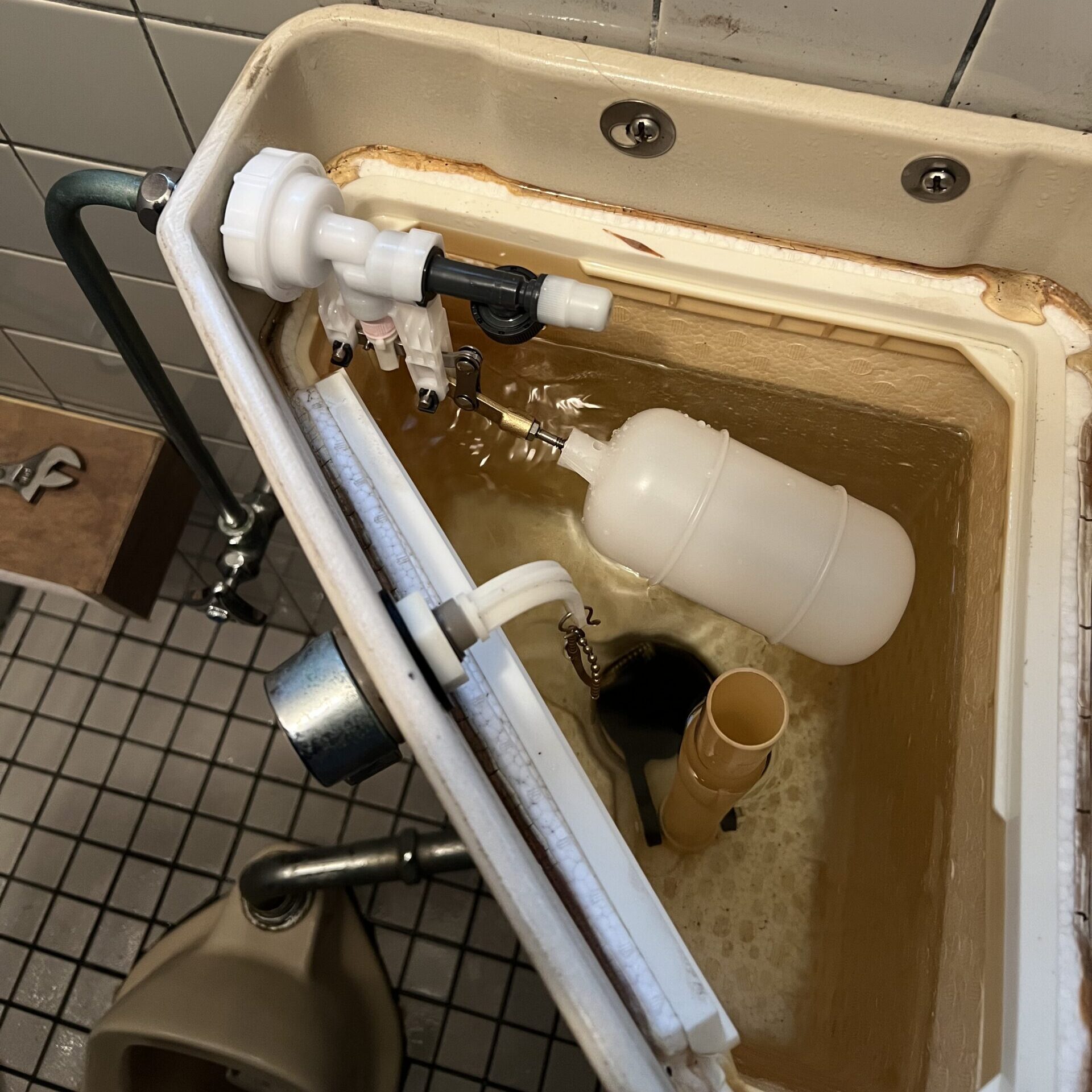 ボールタップ交換後