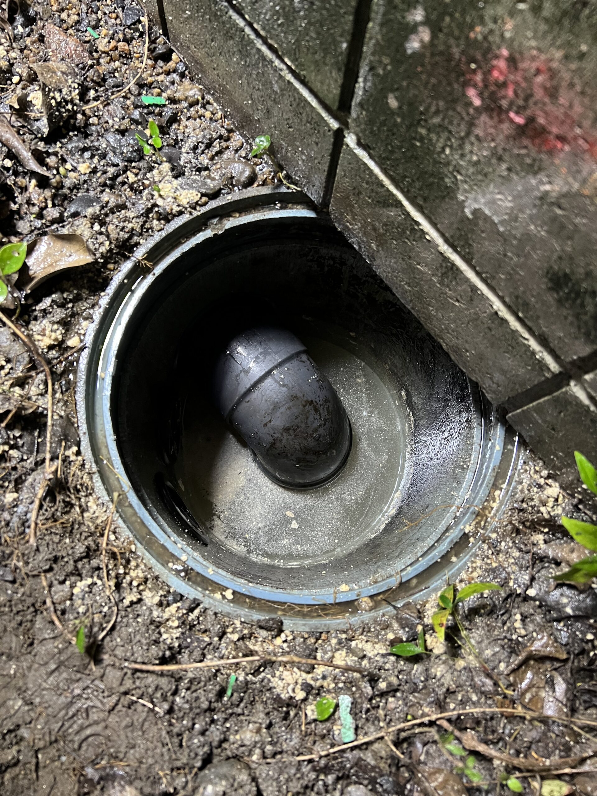 草津市でキッチン排水マスの油汚れを除去した施工後写真1