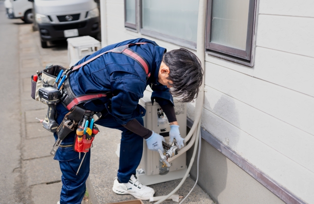 業務用エアコン設置の写真