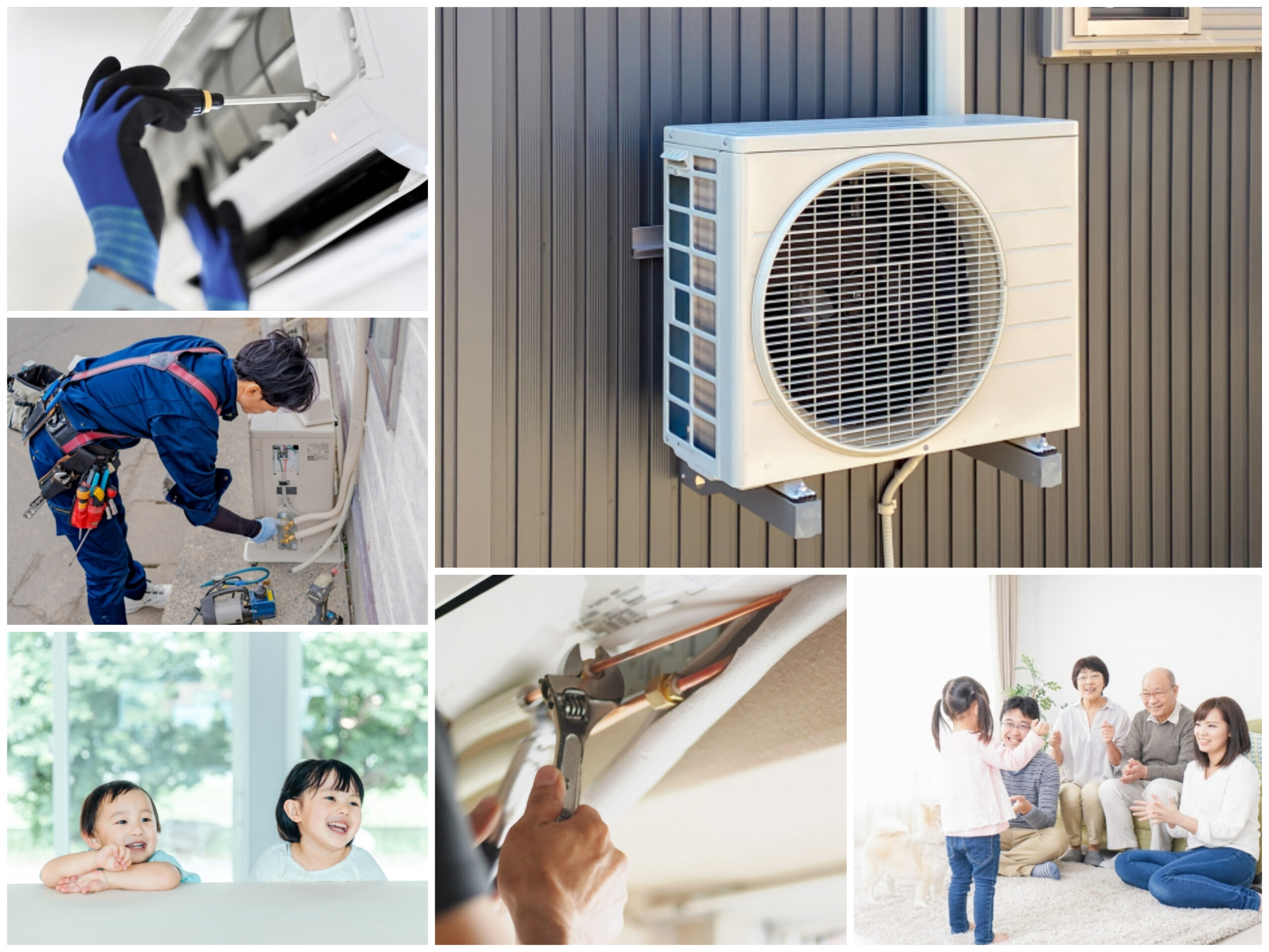 3万件を超えるエアコン設置の施工写真2