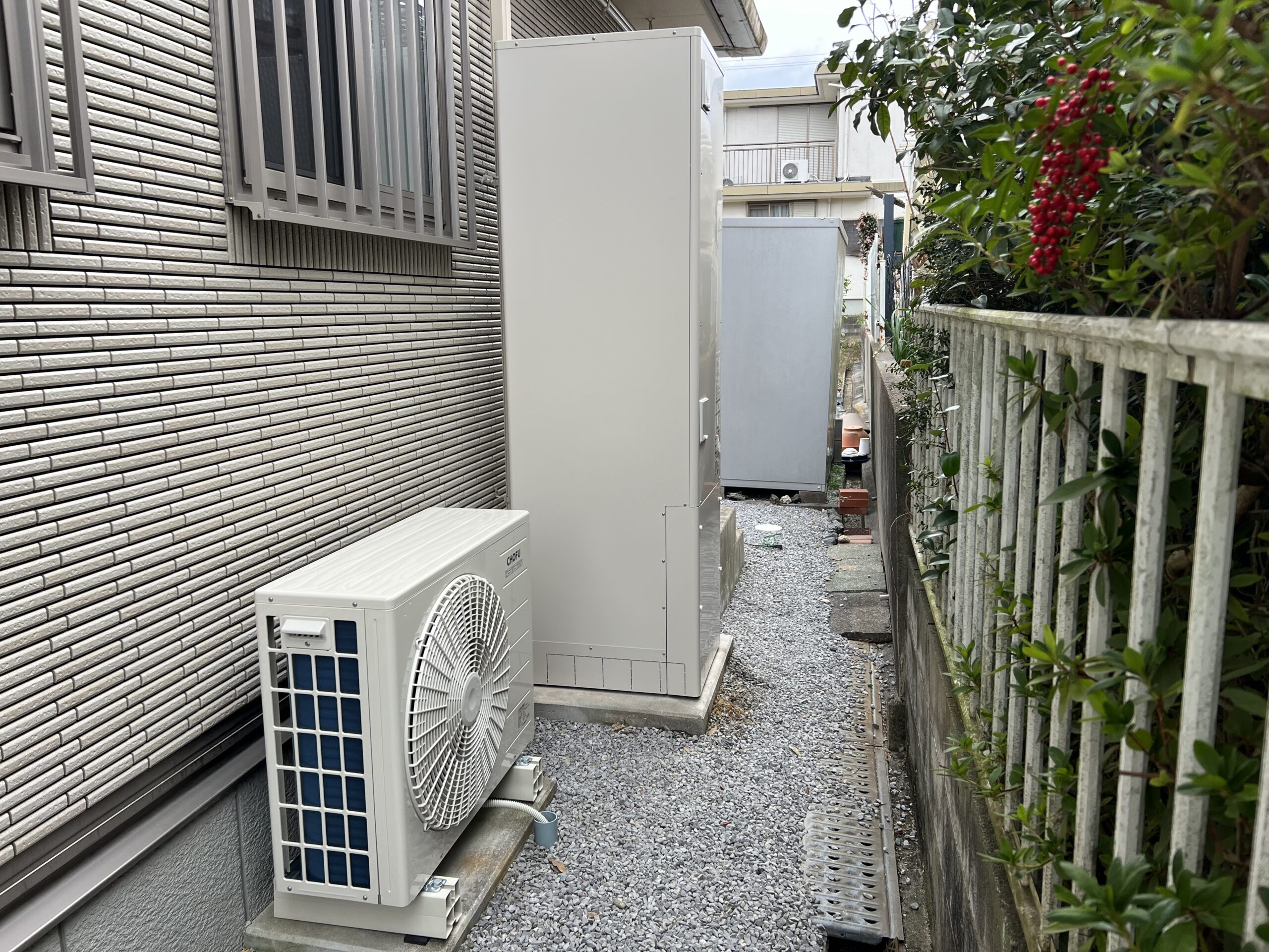 湖南市T様邸のエコキュート交換後写真①
