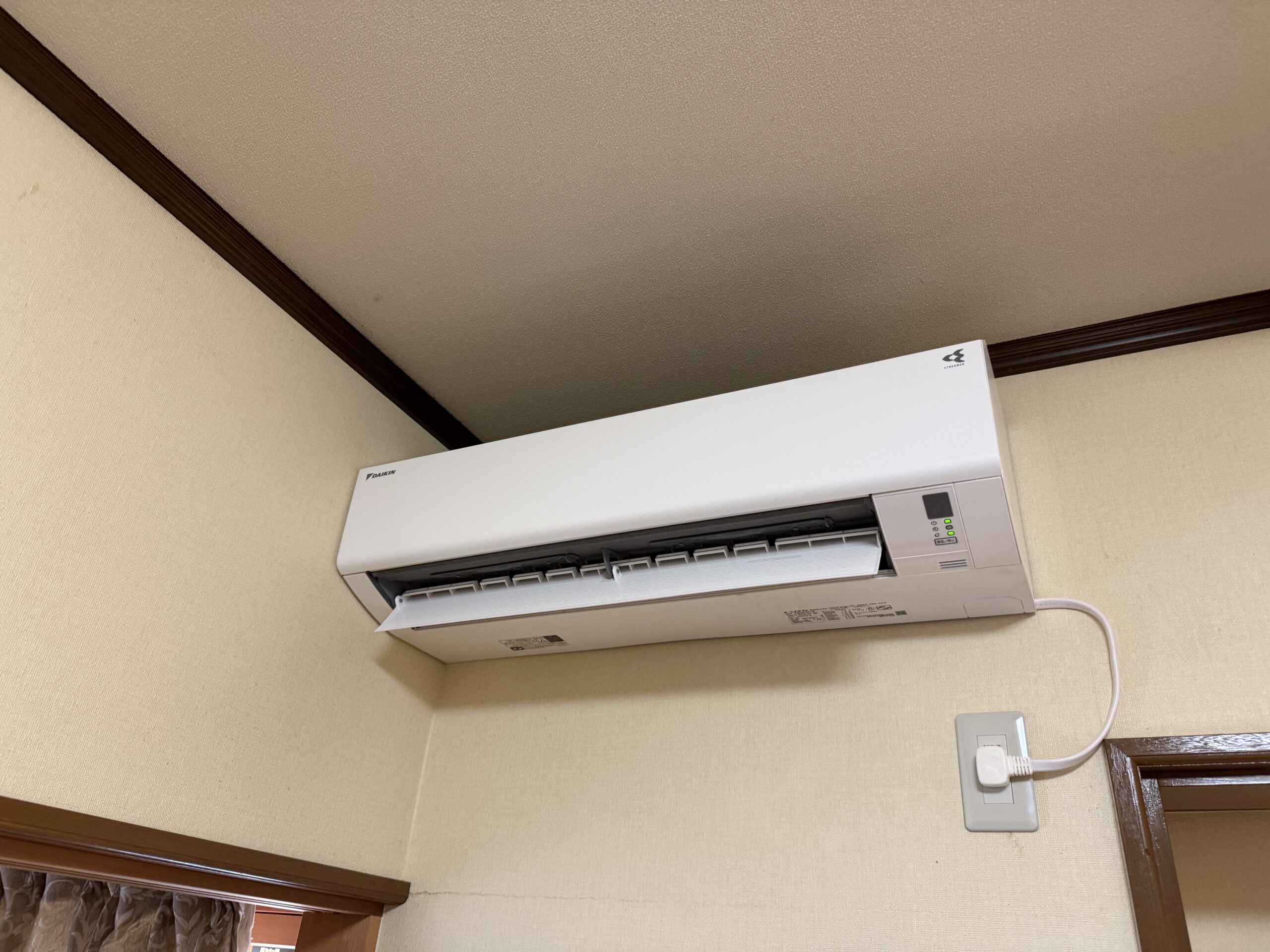 湖南市でのダイキンエアコン交換後の写真